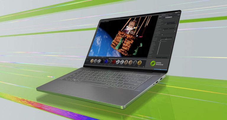 انفيديا تُطلِق الحواسب المحمولة الجديدة Studio مع أحدث بطاقات RTX 40