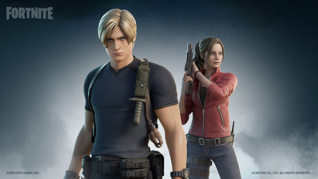 Leon kennedy claire fortnite arabgamerz عرب جيمرز ليون كلاير فورتنايت