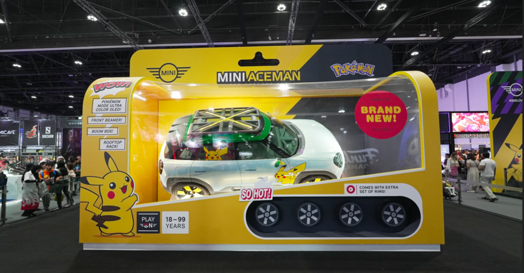 MEFCC pokemon mini aceman concept arabgamerz عرب جيمرز سيارة ميني كهربائية بوكيمون معرض الافلام والقصص المصورة