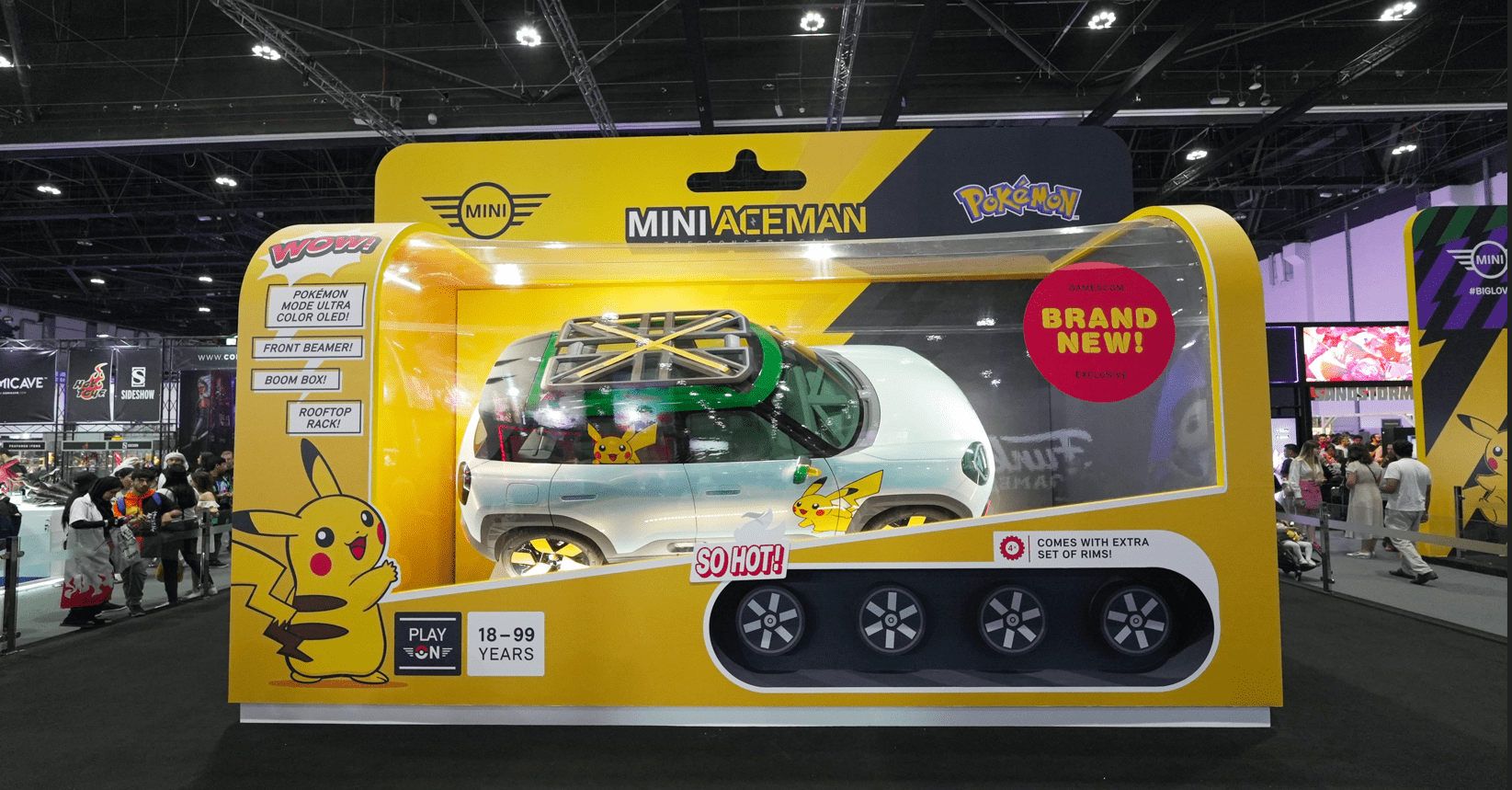 MEFCC pokemon mini aceman concept arabgamerz عرب جيمرز سيارة ميني كهربائية بوكيمون معرض الافلام والقصص المصورة