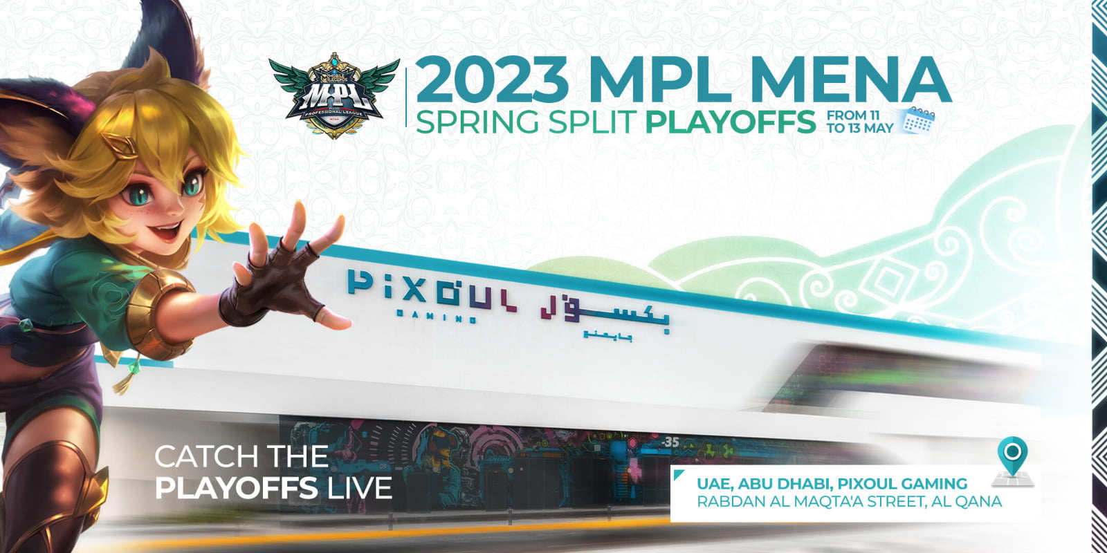 Mobile Legends Bang Bang MPL MENA 2023 Spring Split playoffs arabgamerz عرب جيمرز مواجهة الابطال موبايل ليجندز ابوظبي