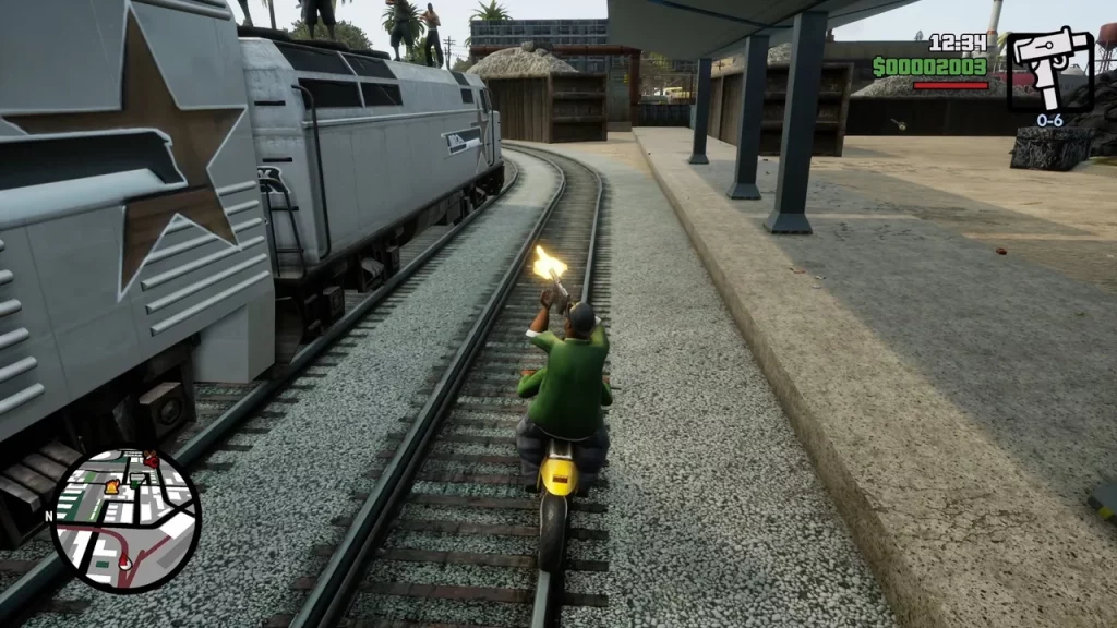 مهمة القطار GTA San Andreas