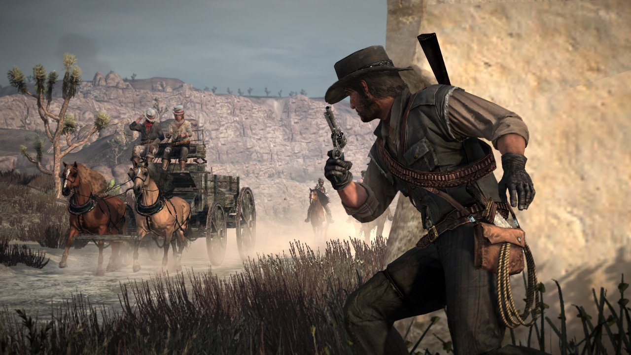 بعد الإنجاز الكبير للعبة Red Dead Redemption 2 يجب على الكثير من اللاعبين أن يتعرف على المتعة الكبيرة التي يجلبها الجزء الأول الأصلي، وحسب الإشاعات المستمرة منذ أسابيع، سنحصل جميعًا على فرصة مغرية لتجربة الجزء الأول بشكل يليق المعايير المعاصرة. نحن نتحدث عن ريماستر بالطبع، أي نسخة محسنة من اللعبة الأصلية، تحمل بعض الإضافات الرسومية والتقنية وربما ميزات أخرى أيضًا لتصبح اللعبة قريبة أكثر ما يمكن إلى جزئها الثاني أو بالأحرى إلى معايير الألعاب المعاصرة. لقد تحدثت الكثير من التقارير بالفعل عن ريماستر Red Dead Redemption ولكن ما يثير الاهتمام في إشاعة اليوم، أن الريماستر سوف يصدر إلى جهاز الألعاب المحبوب Nintendo Switch . الجهاز الصغير مميز في جوانب كثيرة ولكن معداته لا تعتبر الأفضل لتشغيل الألعاب الضخمة، ولذلك إطلاق ريماستر لعنوان ليس بمتواضع أو صغير سيكون مهمة صعبة بالفعل على هذا الجهاز الصغير، أو بالأحرى على الفريق المسؤول عن تطوير هذه النسخة المزعومة والذي للأسف لم يتم الإشارة إليه في التقرير الإعلامي. قد يكون Rockstar Games هو المسؤول بنفسه عن تطوير نسخة الريماستر لأجهزة Switch ولكن لسبب ما تتوقع بعض الجهات الإعلامية أن تصدر النسخة الأصلية غير المحسنة من Red Dead Redemption لجهاز Switch بدلاً من إطلاق الريماستر، بحيث يتم تخصيص إطلاق الريماستر للأجهزة المعاصرة الحالية. عمومًا لا يوجد في الوقت الحالي ما يؤكد هذه الأخبار.
