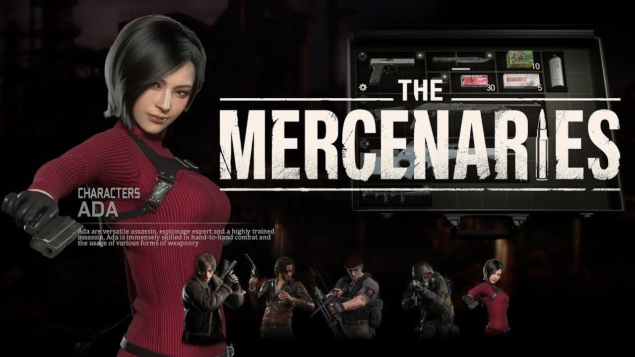 دليل Resident Evil 4 : طريقة فك القفل عن شخصيات The Mercenaries واختيار أفضلها دليل Resident Evil 4