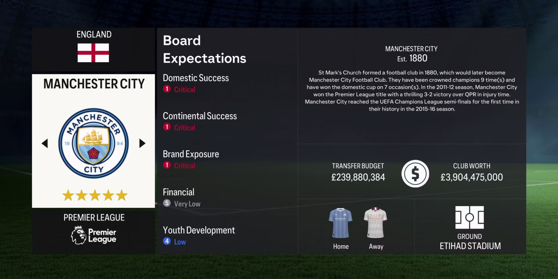 أفضل وأقوى الأندية في فيفا EA Sports FC 24 طور Career Mode أفضل وأقوى الأندية في فيفا EA Sports FC 24 طور Career Mode