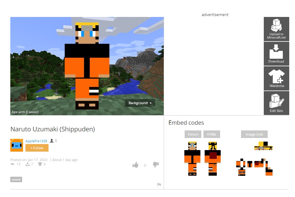 دليل تصاميم وأزياء Minecraft الكامل: أجمل التصاميم وطريقة التحميل والمزيد سكنات ماين كرافت انمي