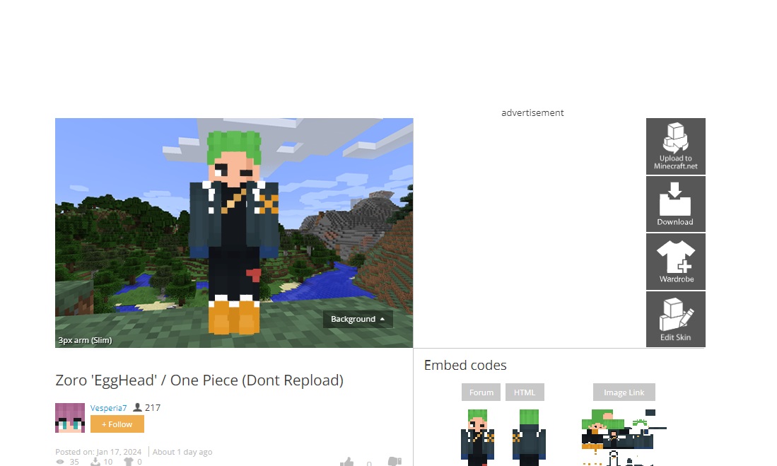 دليل تصاميم وأزياء Minecraft الكامل: أجمل التصاميم وطريقة التحميل والمزيد سكنات ماين كرافت انمي