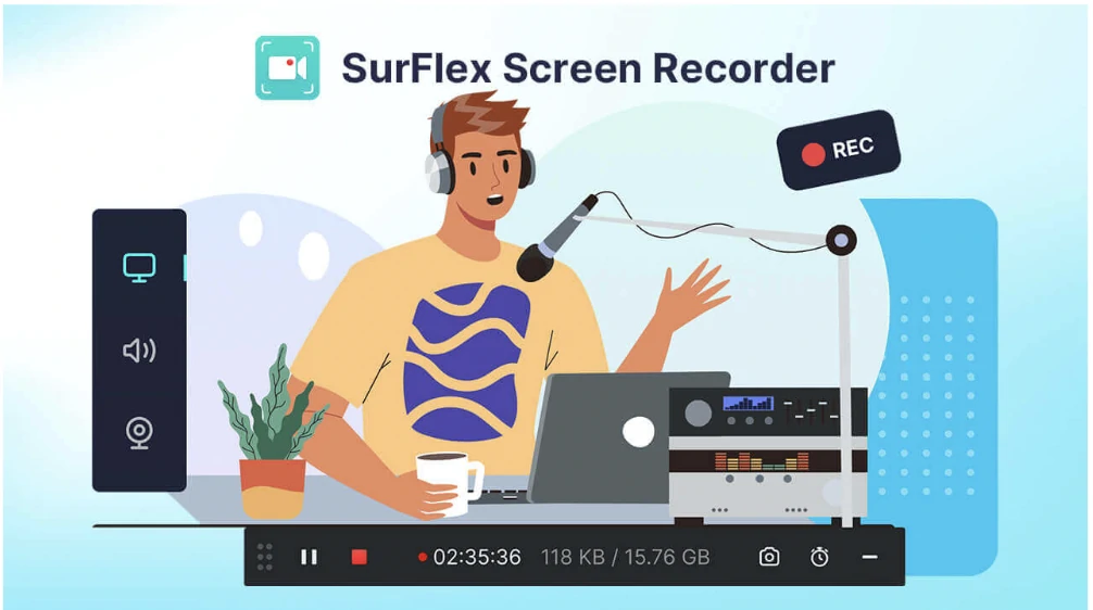 SurFlex Free Online Screen Recorder
