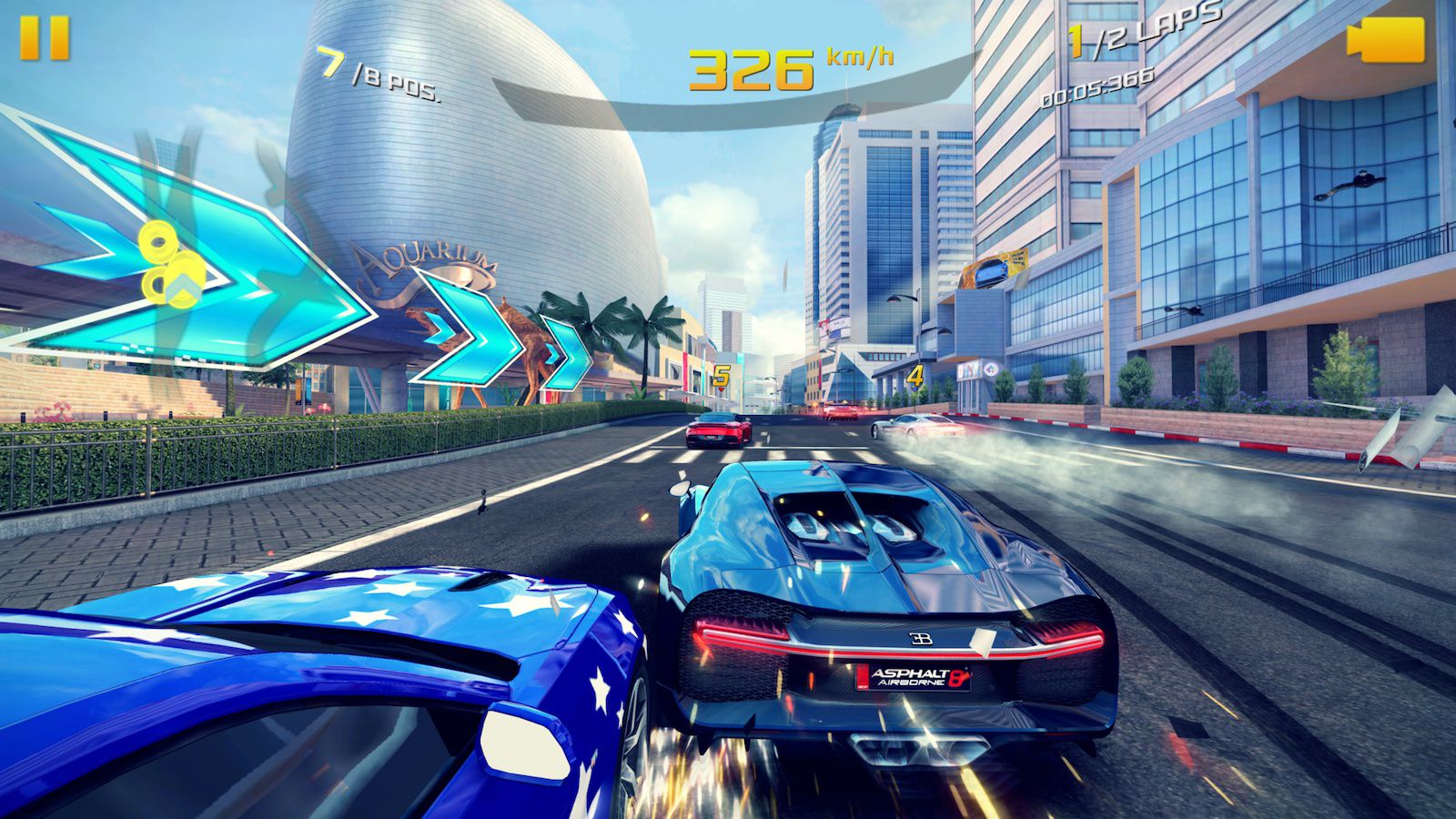 مميزات وعيوب لعبة asphalt 8 airborne