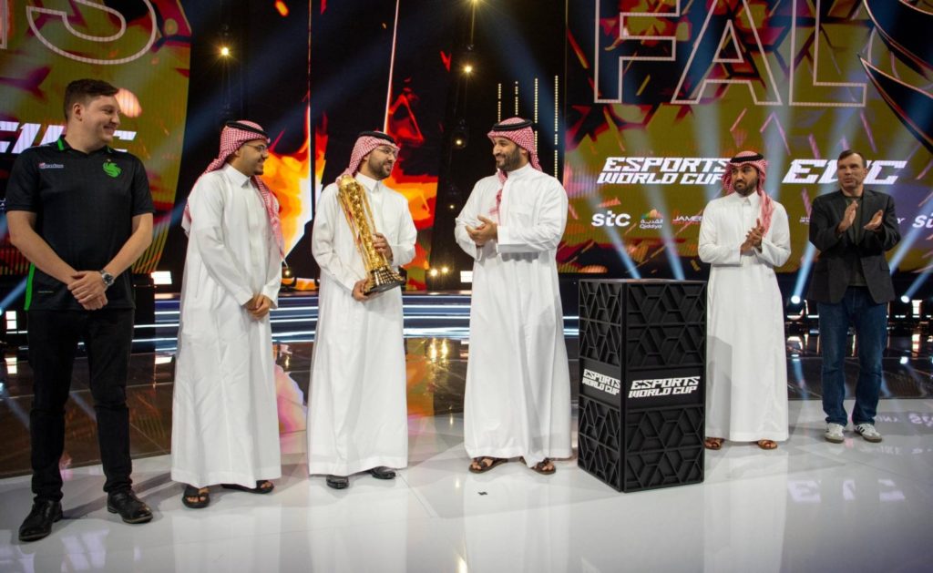 حفل ختام كأس العالم للرياضات الإلكترونية eSports مع الأمير محمد بن سلمان