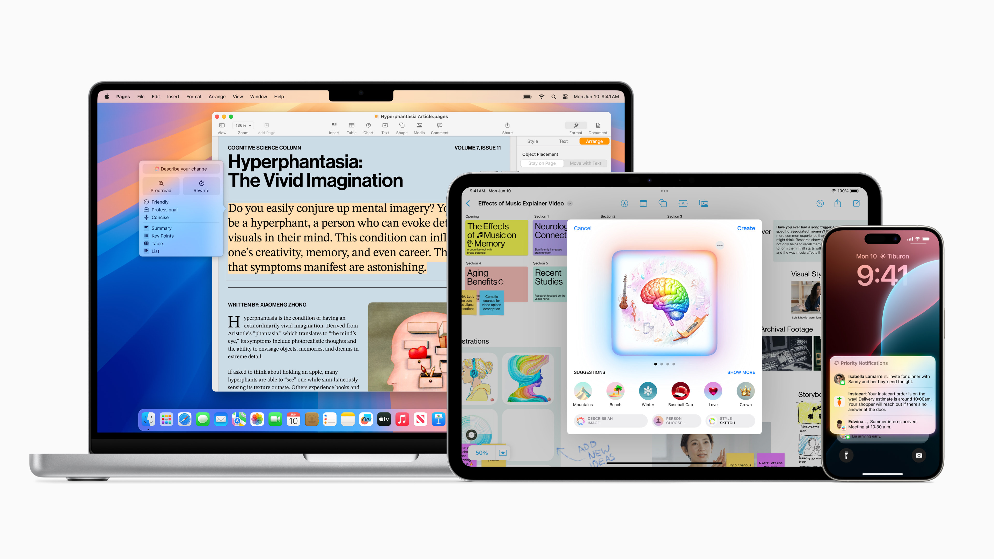 مزايا الذكاء الاصطناعي الجديدة في نظام iOS 18 من آبل
