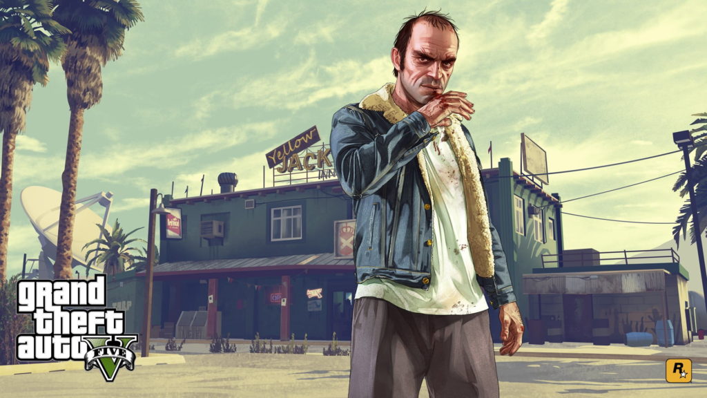 صور GTA 5 : أجمل صور وخلفيات للعبة صورة تريفور على غلاف لعبة قراند 5