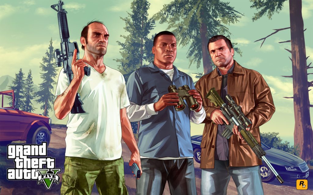 صور GTA 5 : أجمل صور وخلفيات للعبة صورة غلاف لعبة جي تي اي 5