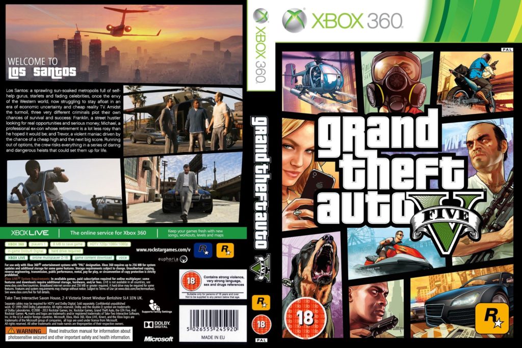 صور GTA 5 : أجمل صور وخلفيات للعبة غلاف لعبة قراند 5 اكس بوكس