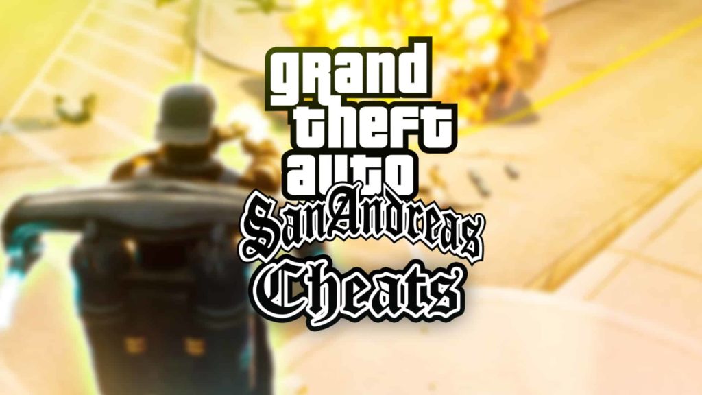 جميع كلمات سر GTA San Andreas لأجهزة بلايستيشن