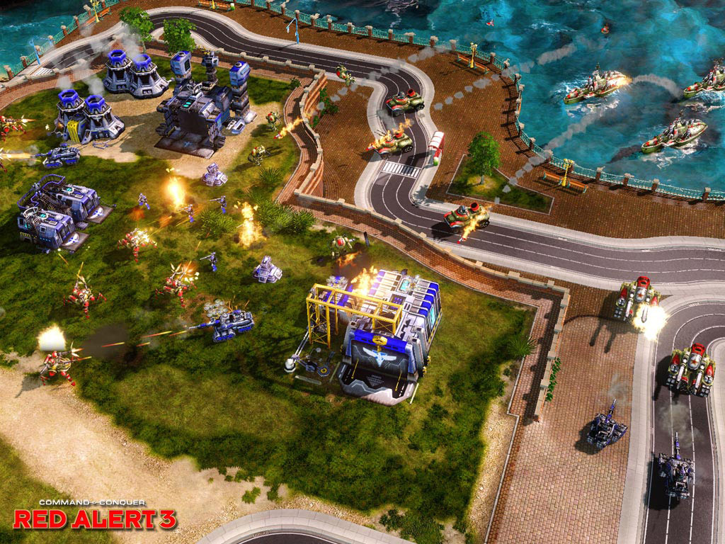 تحميل لعبة red alert 3