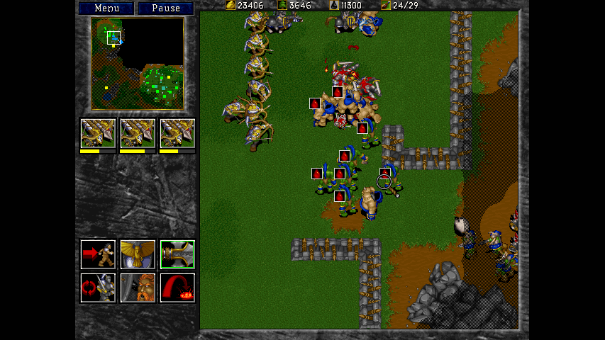 إرشاد كامل عن طريقة تحميل Warcraft 2 صور من داخل لعبة warcraft 2