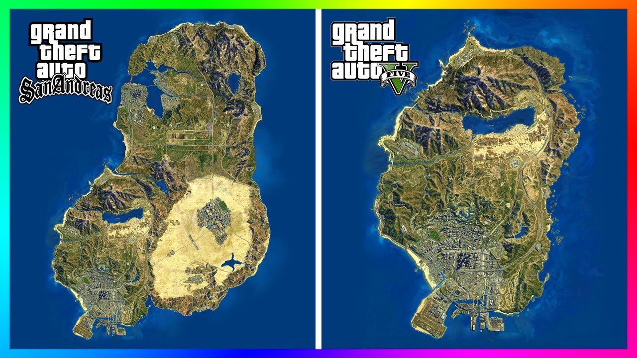 أيهما أفضل GTA 5 أم GTA San Andreas؟ مقارنة كاملة بالتفصيل من الأفضل؟ إليكم المقارنة الكاملة
