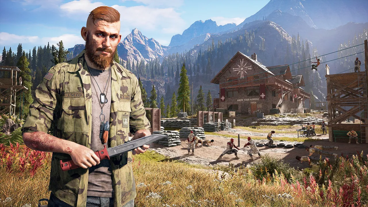 شرح كامل عن قصة لعبة Far Cry 5 نهاية فار كراي 5