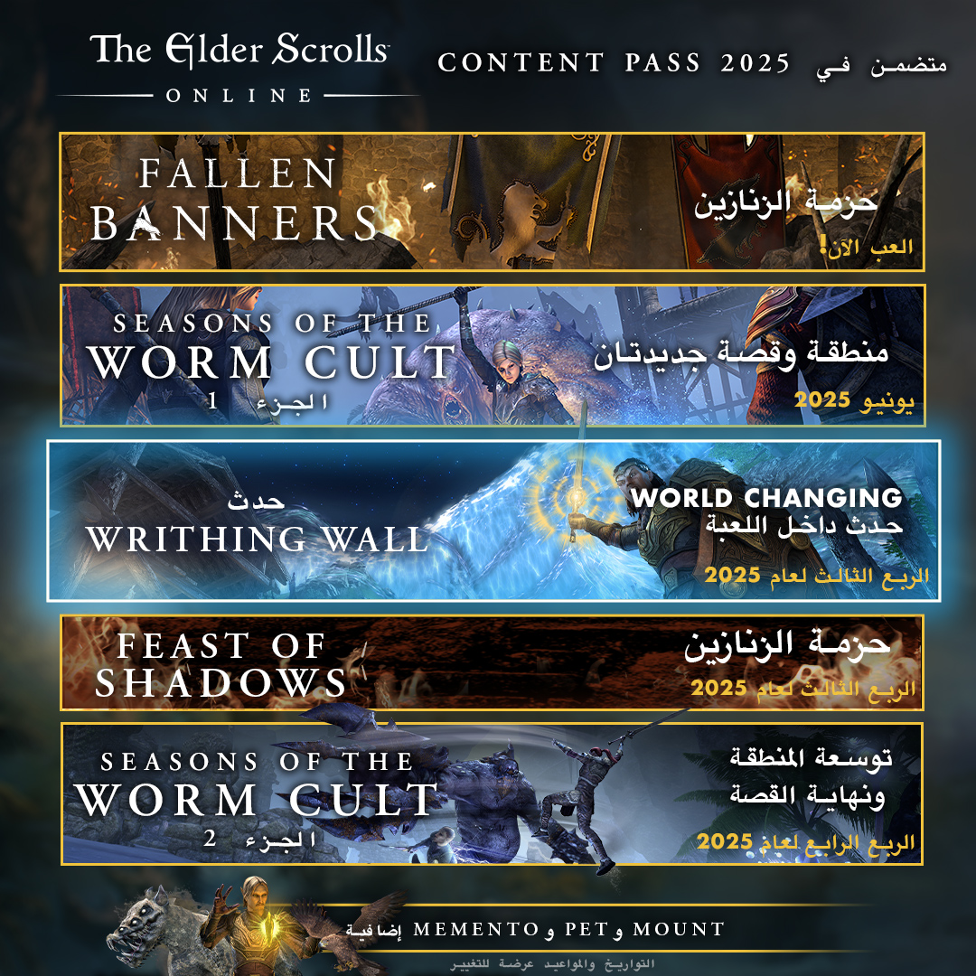 معاينة التغييرات الضخمة القادمة للعبة The Elder Scrolls Online معاينة التغييرات الضخمة القادمة للعبة The Elder Scrolls Online