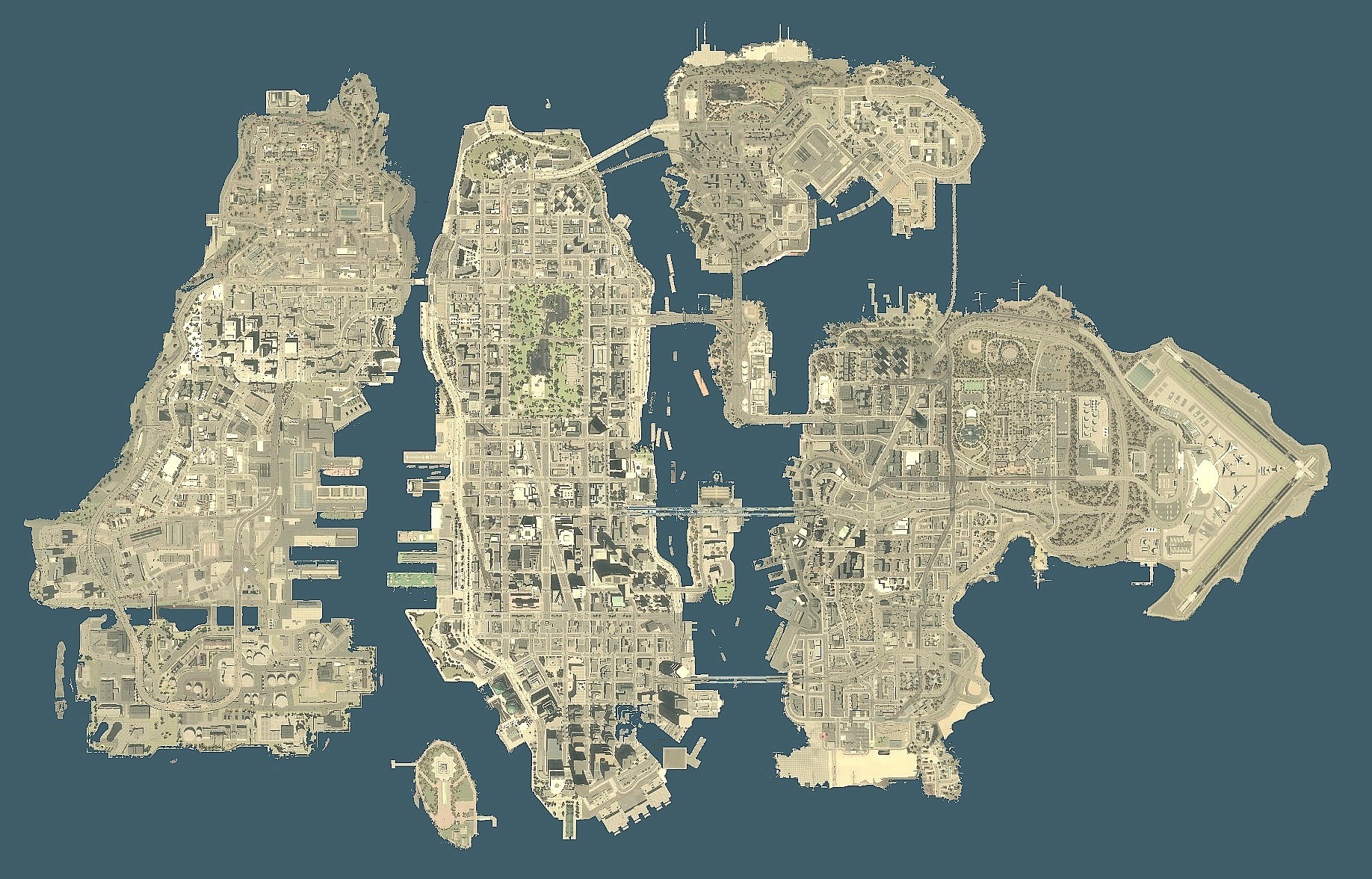 شرح أهم ما عليك معرفته عن خريطة GTA 4
