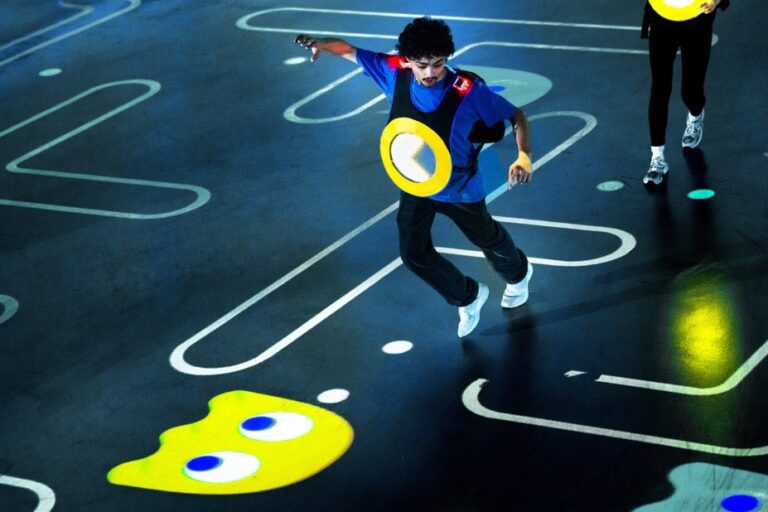 لعبة PAC-MAN تصبح حقيقية على أرض الواقع