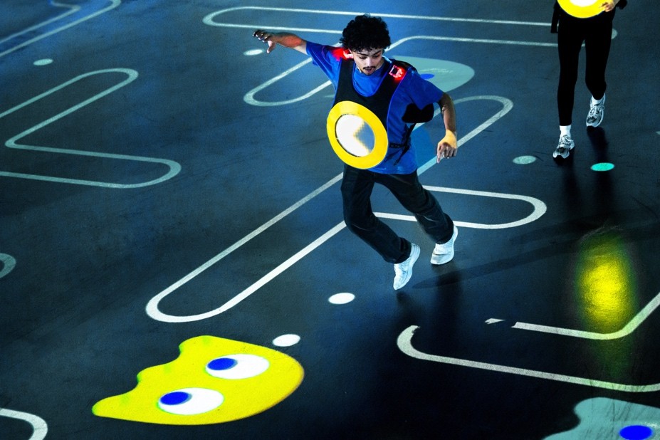 لعبة PAC-MAN تصبح حقيقية على أرض الواقع