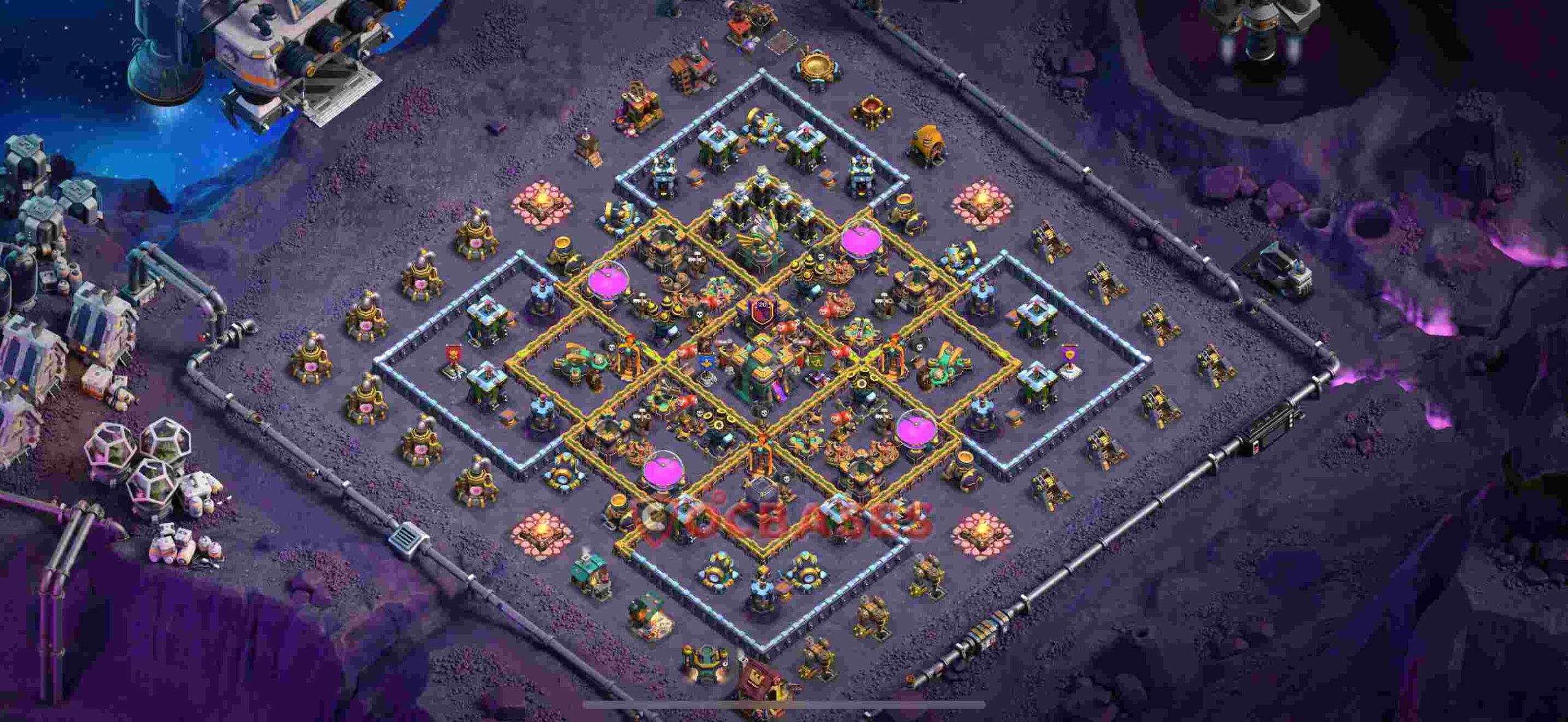 أفضل وأقوى مخططات Clash of Clans تاون من 6 إلى 14