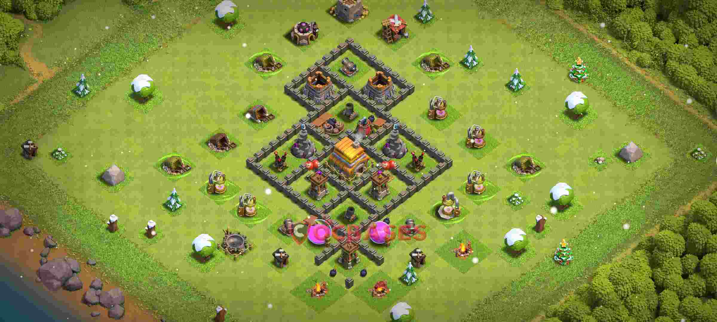 أفضل وأقوى مخططات Clash of Clans تاون من 6 إلى 14 مخطط كلاش اوف كلانس لفل 6