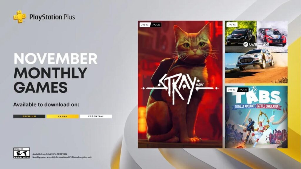 PS Plus Games for November 2025