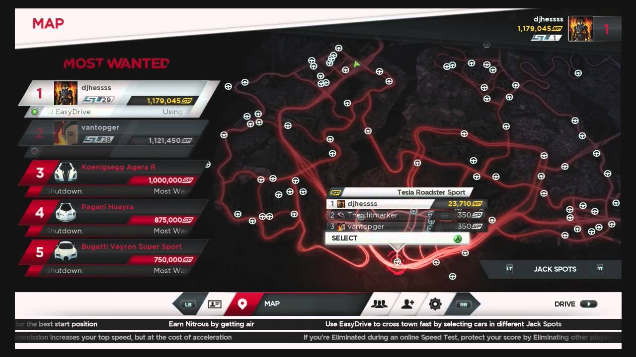 دليل أماكن السيارات في Need for Speed: Most Wanted (2012) اماكن السيارات في Need for Speed: Most Wanted (2012)