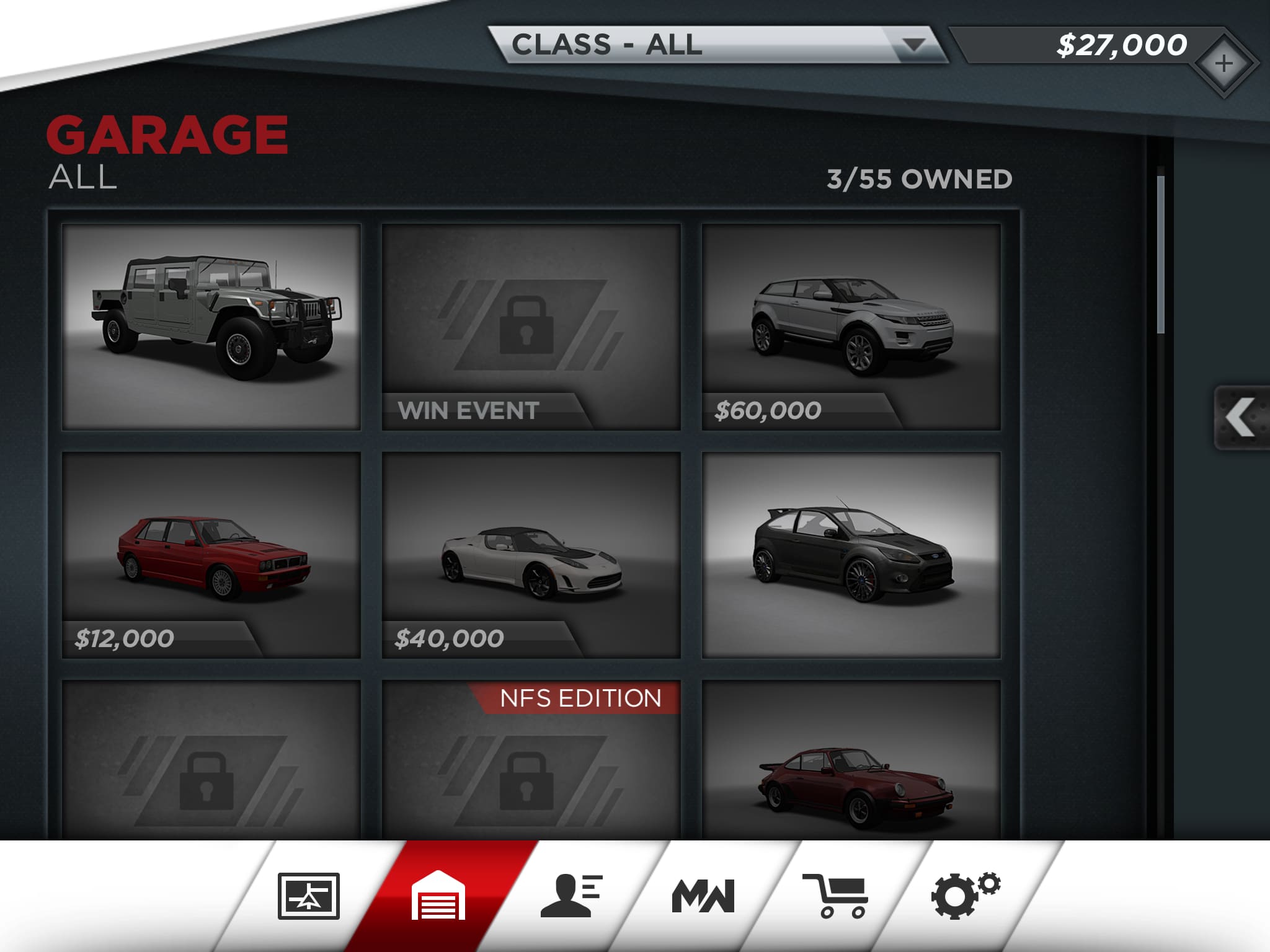 دليل فتح جميع السيارات في لعبة Need for Speed Most wanted 2012 هل هنالك متطلبات خاصة للحصول على جميع سيارات اللعبة؟