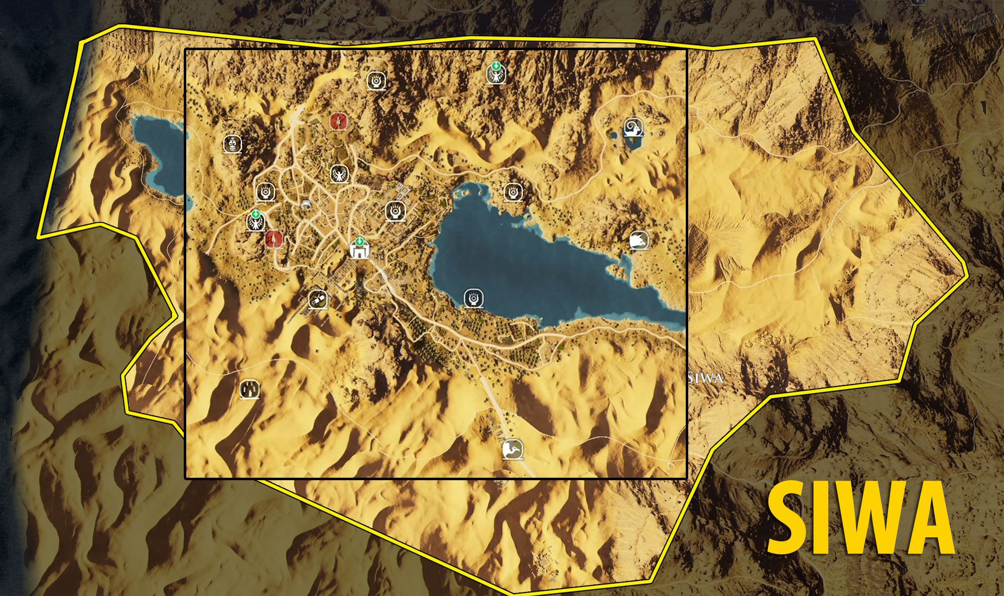 خريطة Assassins Creed Origins كاملة وأهم المعلومات عنها خريطة Assassins Creed Origins كاملة وأهم المعلومات عنها