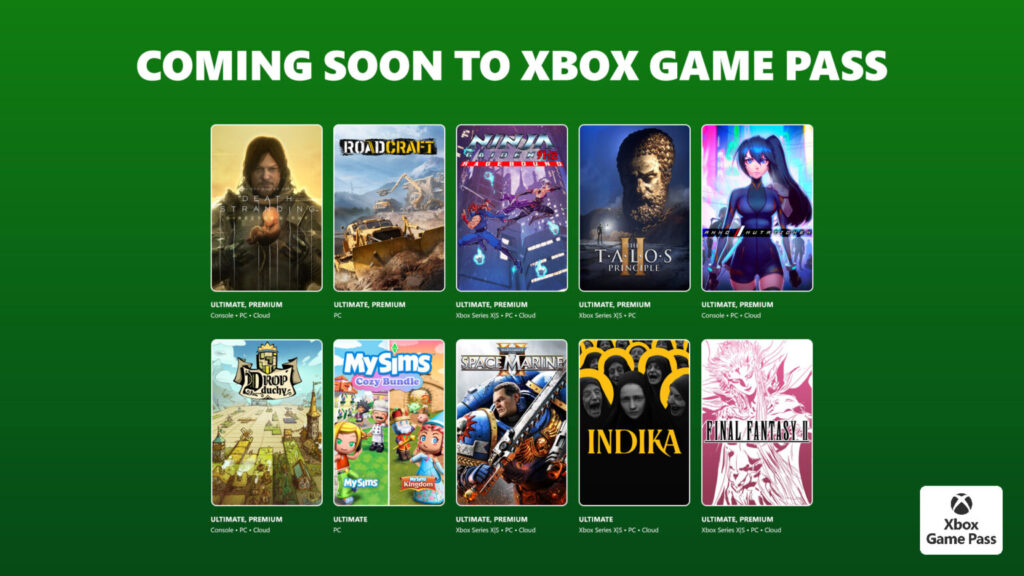 الموجة الثانية من ألعاب Xbox Game Pass يناير 2026