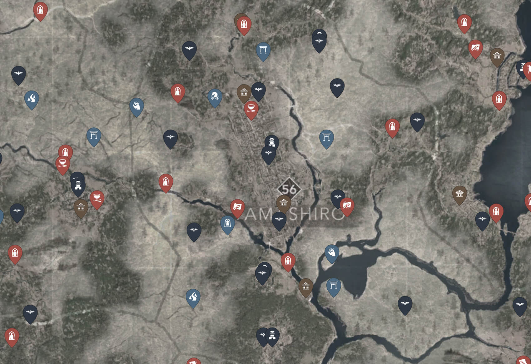 شرح كامل عن خريطة Assassin's Creed Shadows شرح أهم ما عليك معرفته عن خريطة اساسن كريد شادو