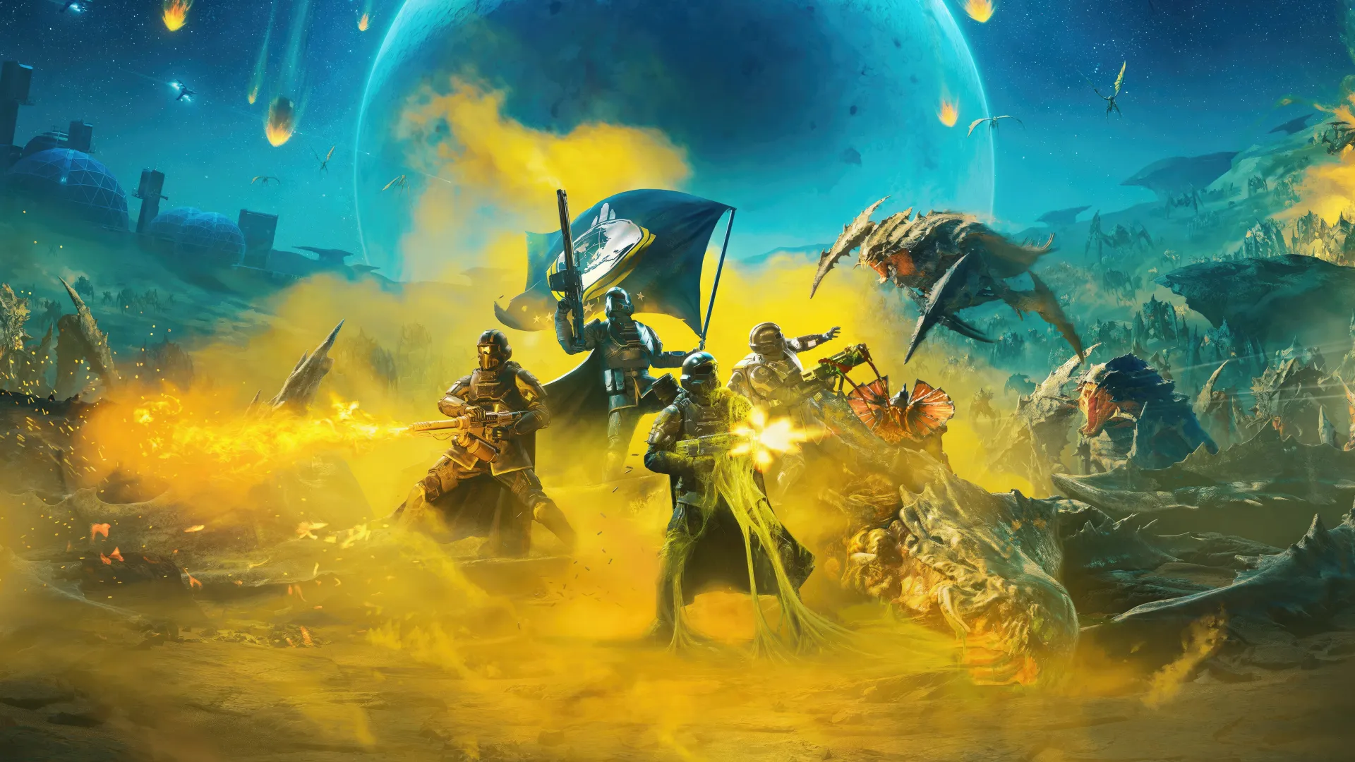 Helldivers 2 تتجاوز GTA V في عدد اللاعبين المتزامنين على Steam