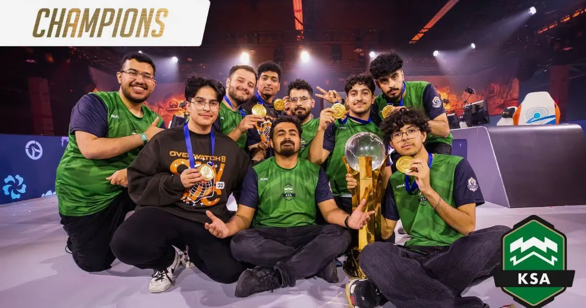 السعودية تتوج بكأس العالم في بطولة Overwatch 2