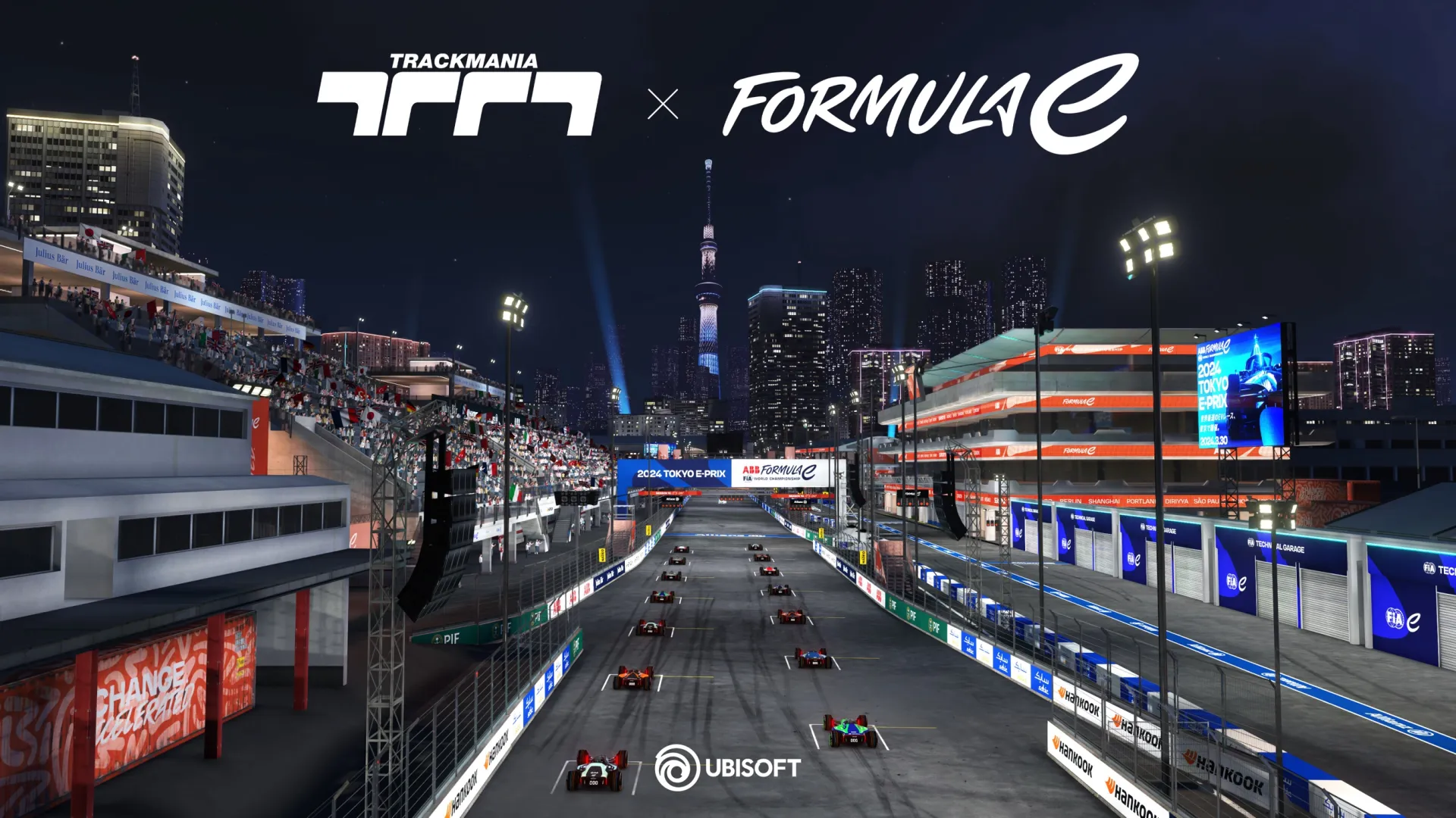 سباقات الفورملا إي تصل إلى لعبة Trackmania