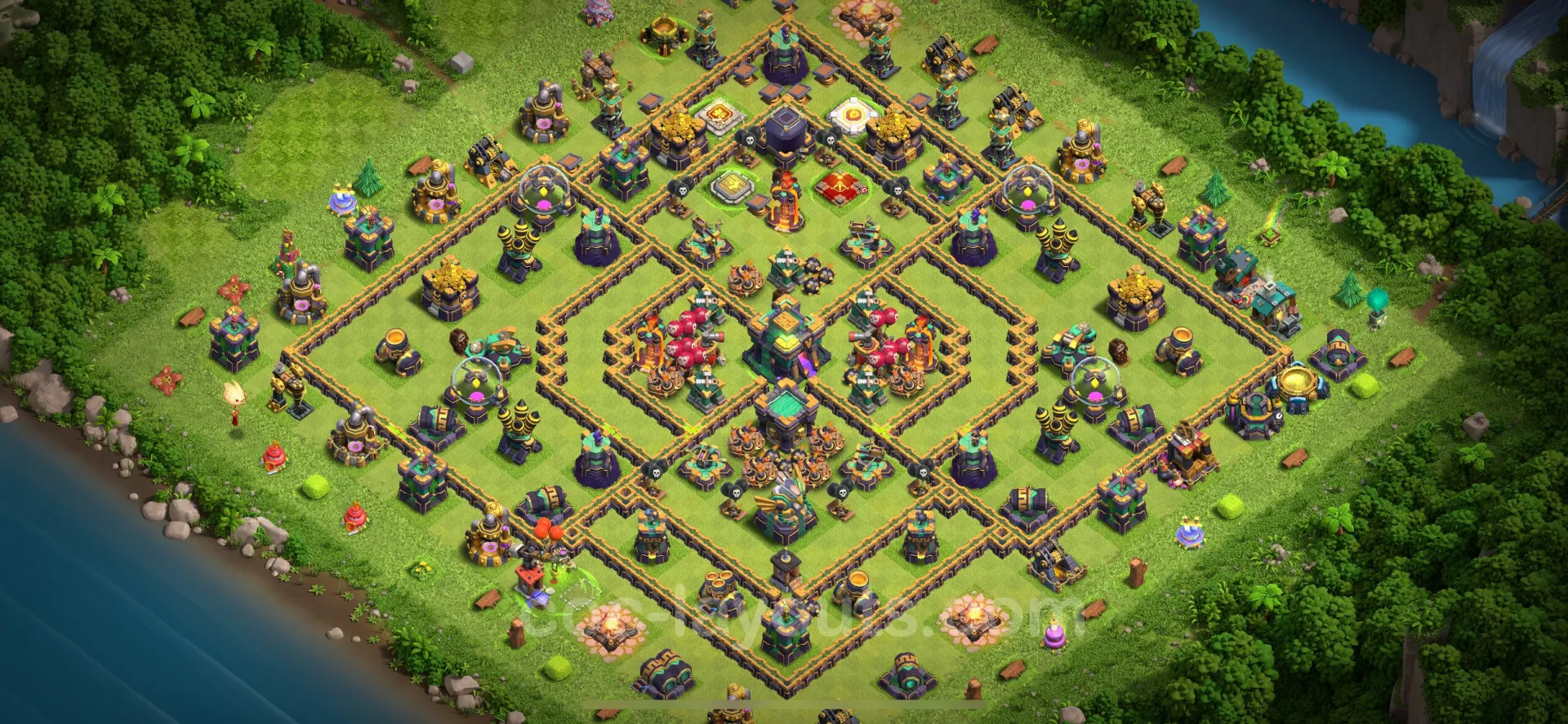 أفضل وأقوى مخططات Clash of Clans تاون من 6 إلى 14 أفضل وأقوى مخططات Clash of Clans تاون من 6 إلى 14