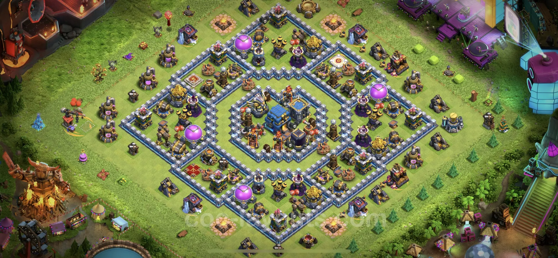 أفضل وأقوى مخططات Clash of Clans تاون من 6 إلى 14 أفضل وأقوى مخططات Clash of Clans تاون من 6 إلى 14