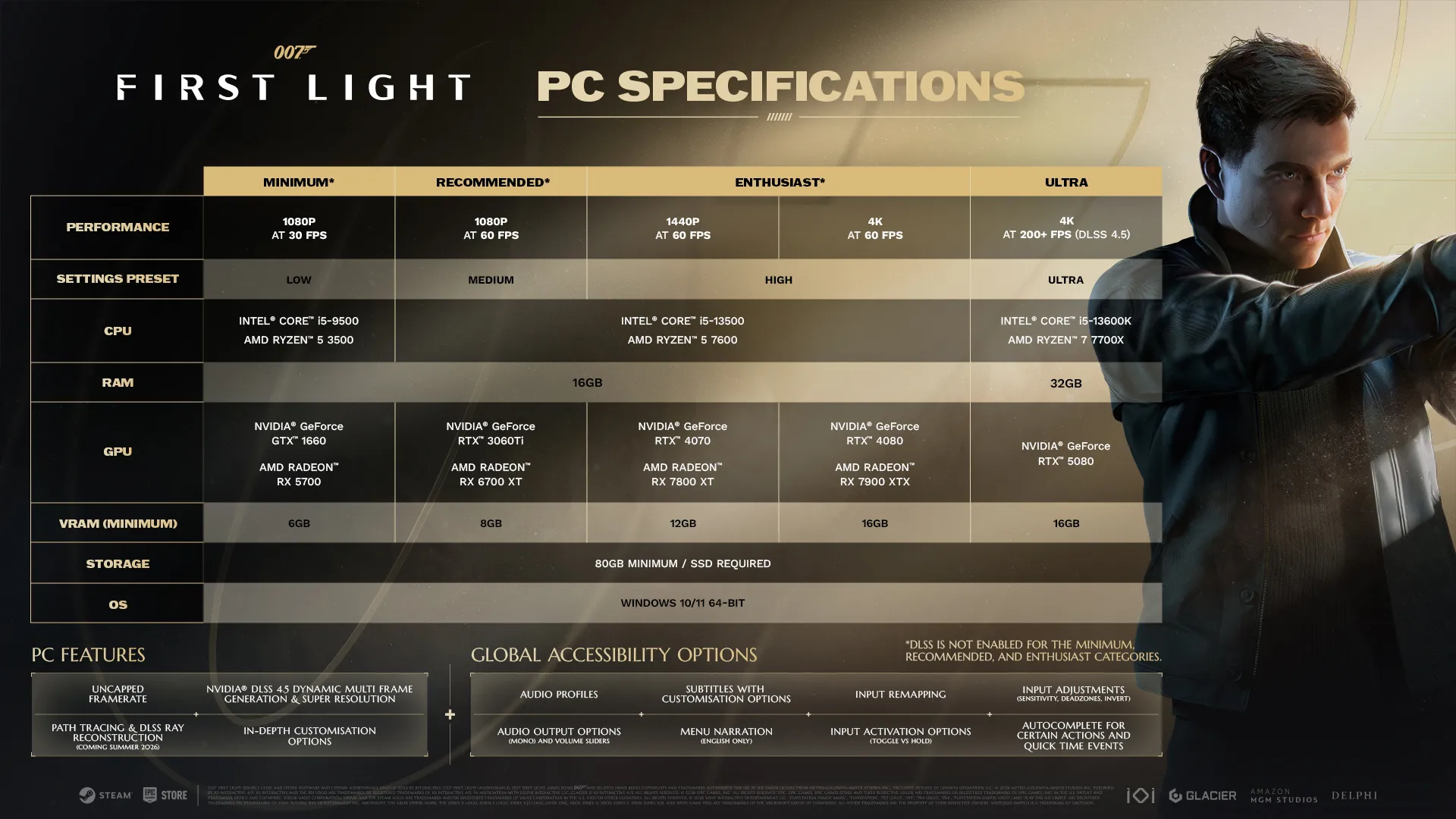 متطلبات تشغيل 007 First Light