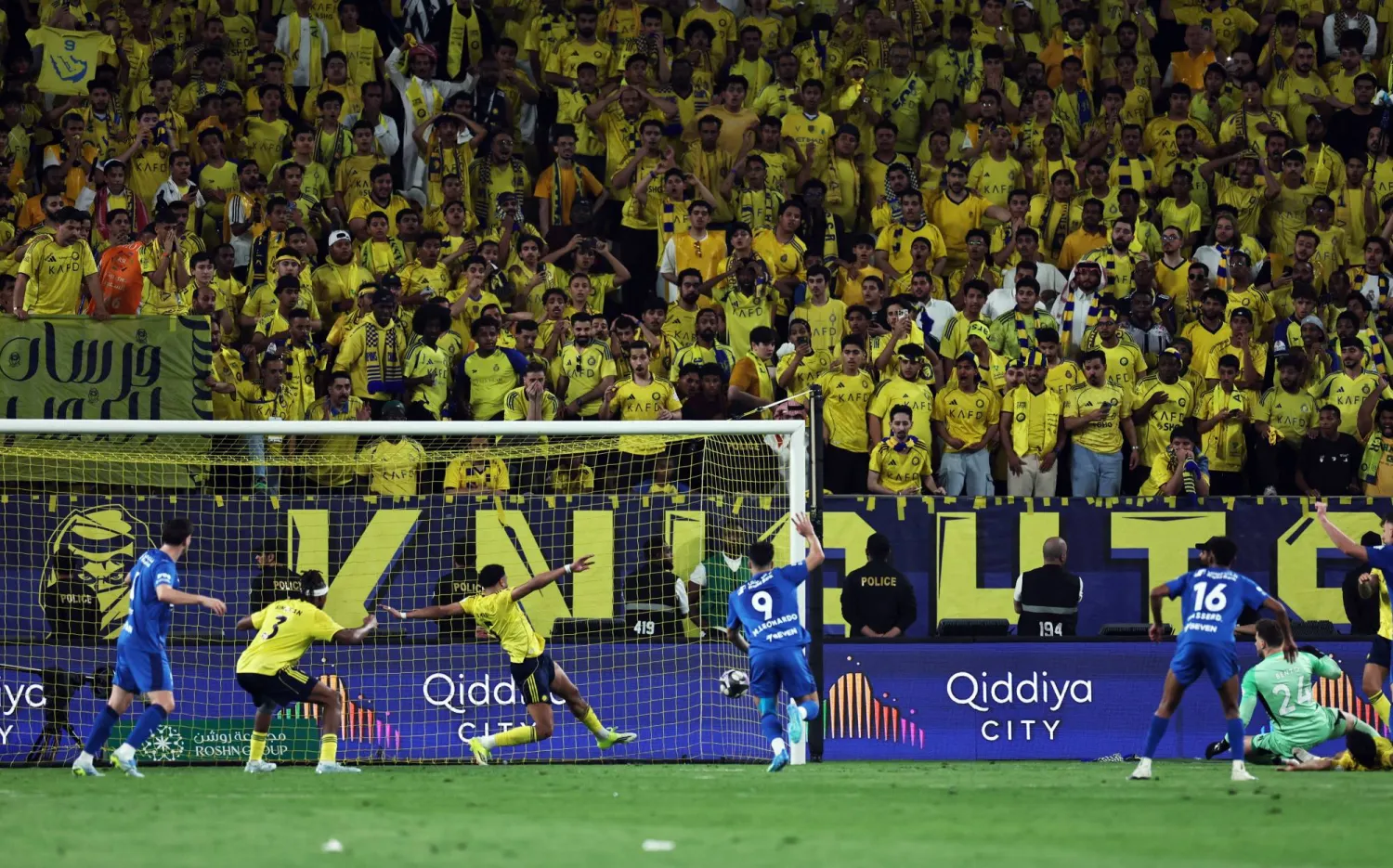بينتو حارس النصر وحرمان لبطولة في الثواني الأخيرة