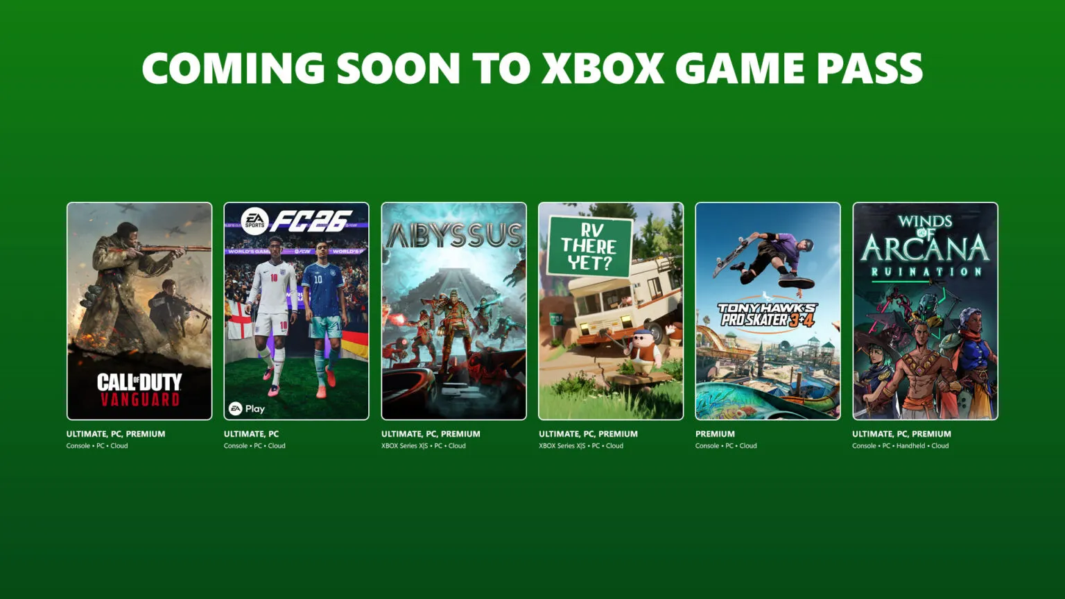 This Is the Second Wave of Xbox Game Pass Games June 2026
